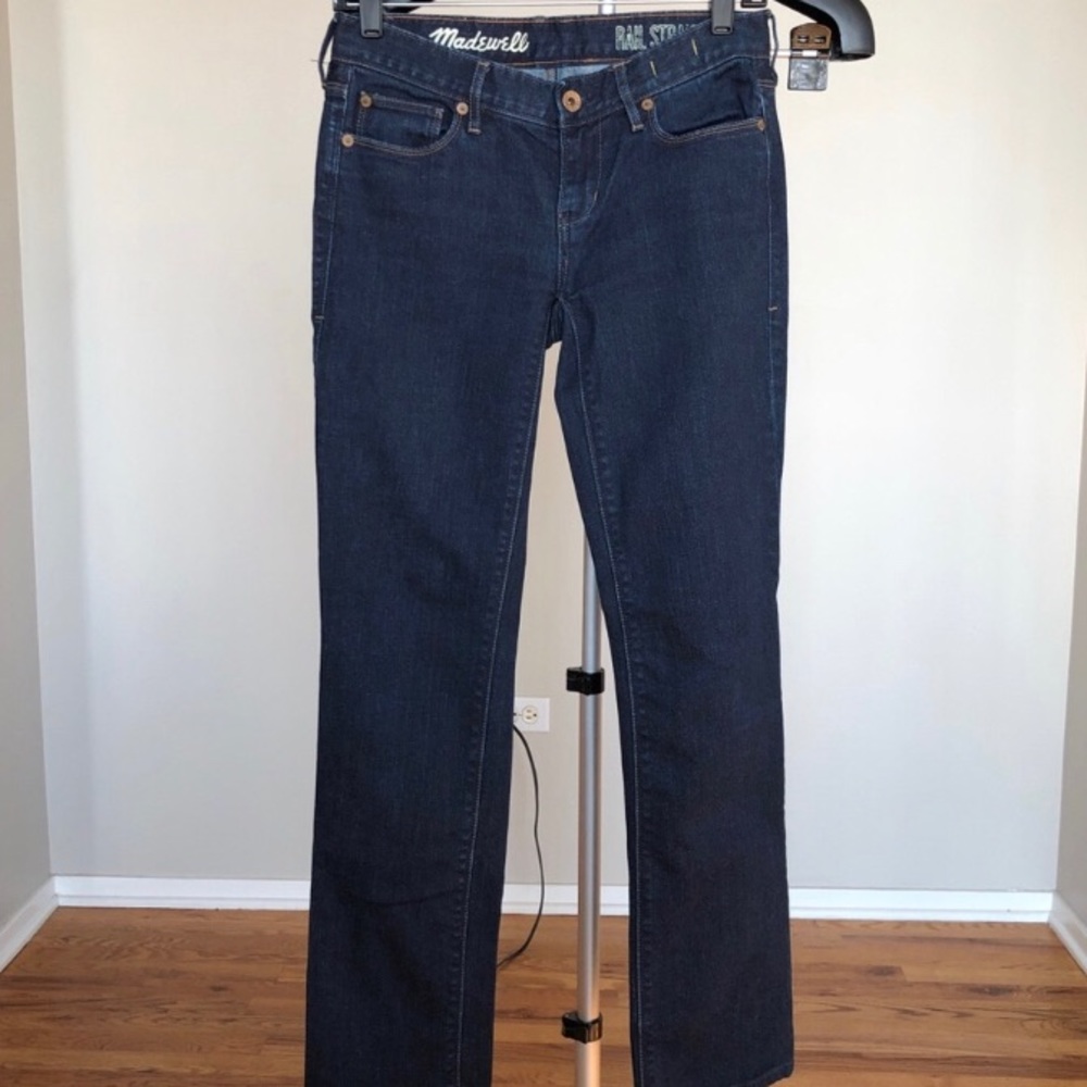 Madewell rail straight jeans